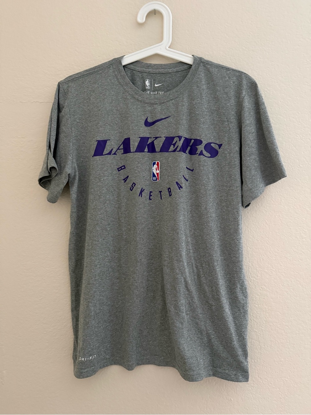 Nike Gray Lakers Basketball Tee